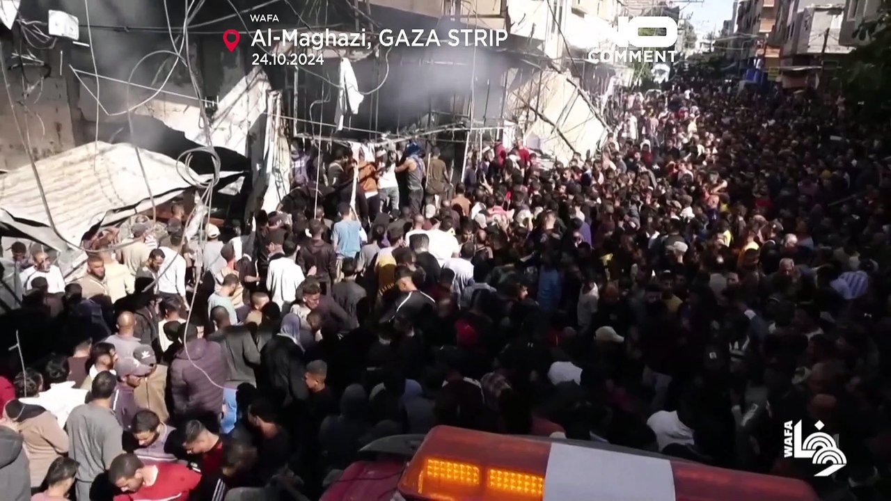 غارة جوية إسرائيلية تستهدف نادي خدمات المغازي بغزة وتسفر عن سقوط قتلى وجرحى بين المدنيين