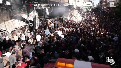 غارة جوية إسرائيلية تستهدف نادي خدمات المغازي بغزة وتسفر عن سقوط قتلى وجرحى بين المدنيين