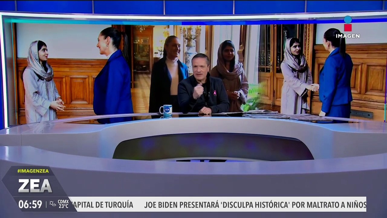 La foto de Malala Yousafzai y Claudia Sheinbaum, una imagen muy poderosa