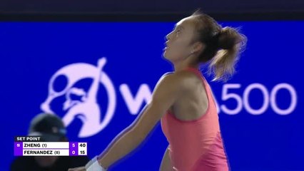 Tokyo - Qinwen Zheng en deux temps