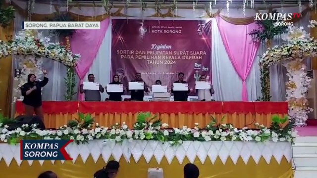 Satu Kota dan Lima Kabupaten di Papua Barat Daya Selesai Sortir Logistik Surat Suara