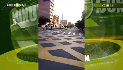 Les tocó hacer cardio en ayunas  falla del Metroplús en Belén puso a correr a más de uno