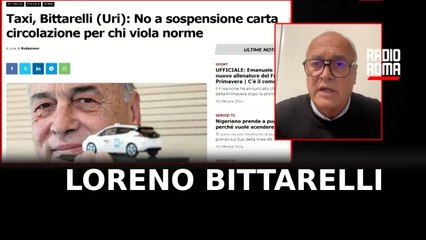 Taxi, Bittarelli: "Se passa sospensione carta circolazione faremo una rivolta!"