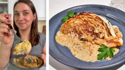 How to Make Garlic-Parmesan Melting Cabbage