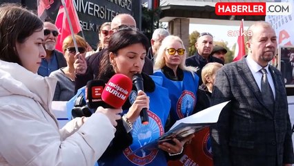 Eskişehir Osmangazi Üniversitesi Önünde Protesto: "Cumhuriyet Düşmanlarını Üniversitelere Kimse Sokamaz"