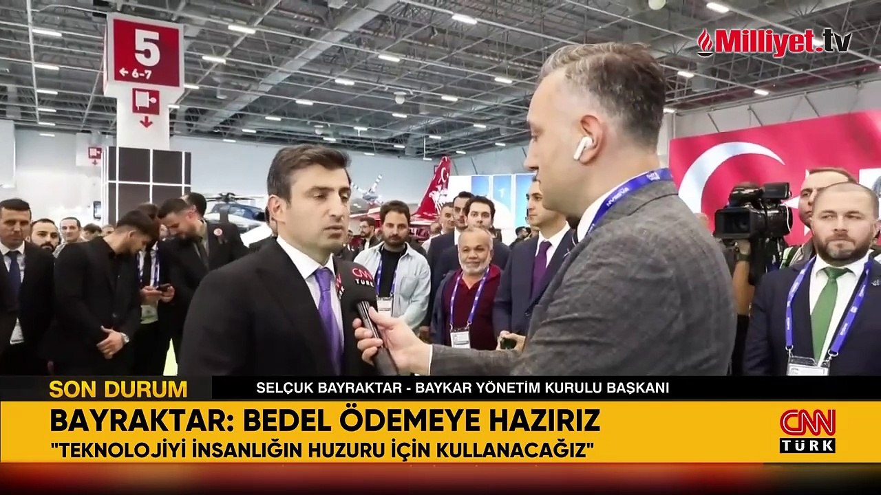 Baykar Yönetim Kurulu Başkanı Selçuk Bayraktar: Bedel ödemeye hazırız