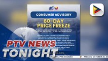 60-day price freeze on basic goods implemented in several areas following Kristine's effects