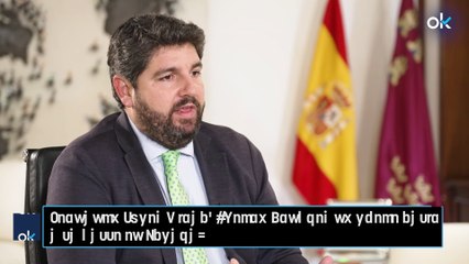 López Miras: "Pedro Sánchez no puede salir a la calle en España"