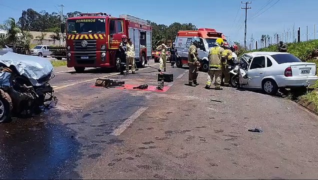 Condutor morre em grave colisão na rodovia PR-482, na saída de Umuarama para Maria Helena