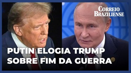 Putin elogia as declarações 'sinceras' de Trump sobre o seu desejo de acabar com o conflito na Ucrânia