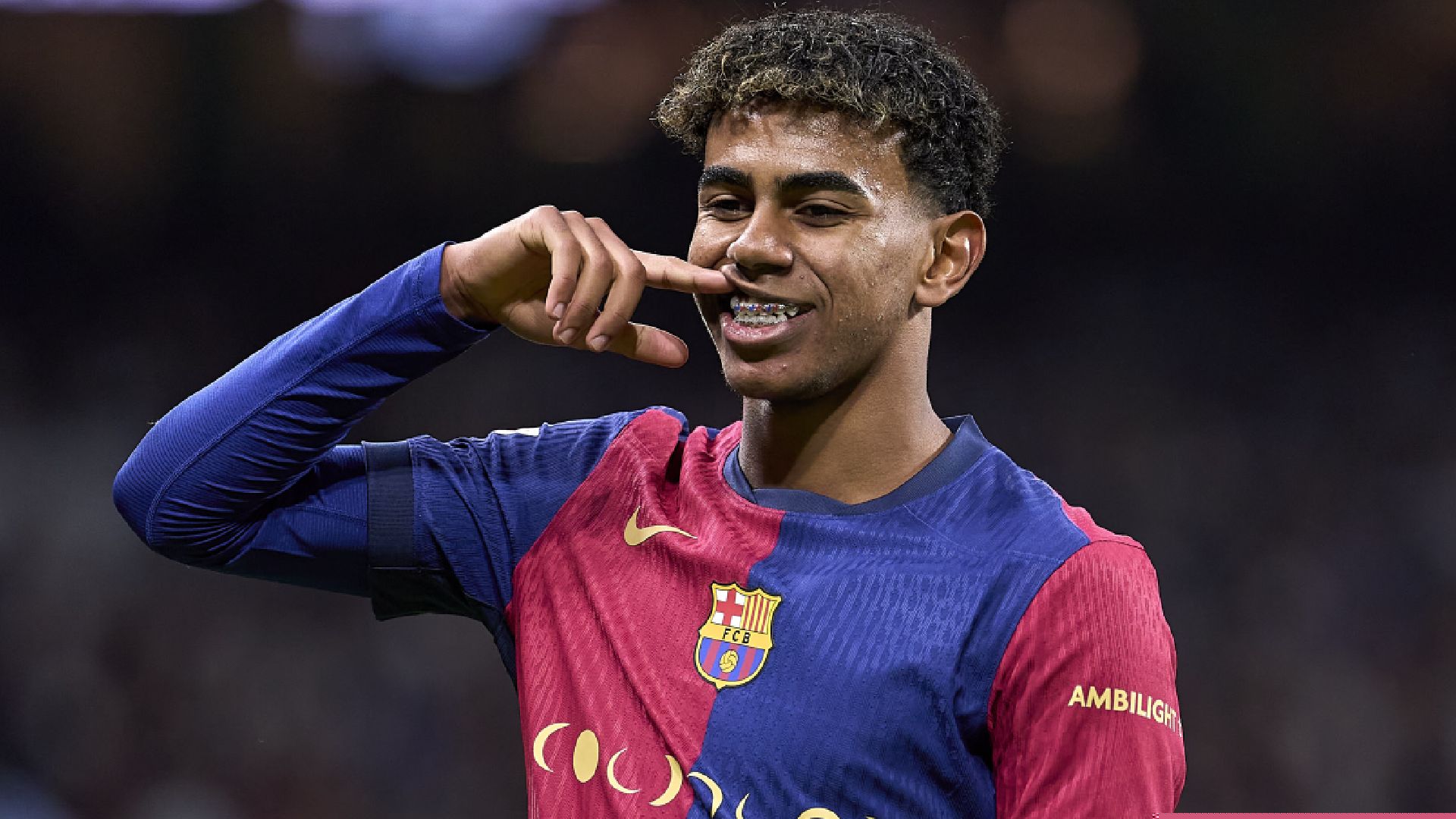 Lamine Yamal estrenará en el Clásico ¡apliques dentales azulgranas!