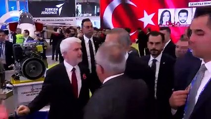 İstanbul-Bakanlar, SAHA EXPO'da TUSAŞ standını ziyaret etti