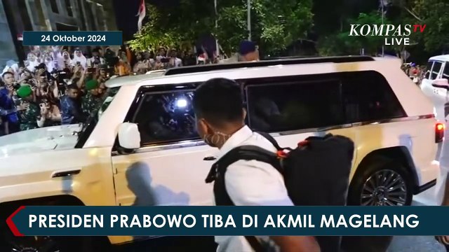 Presiden Prabowo Tiba di Akmil Magelang naik Maung Pindad Jelang Pembekalan Kabinet Merah Putih