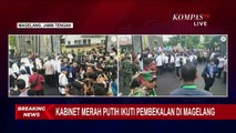 Detik-Detik Kedatangan Kabinet Prabowo-Gibran di Akmil Magelang: Kompak Pakai Kemeja Putih & Topi