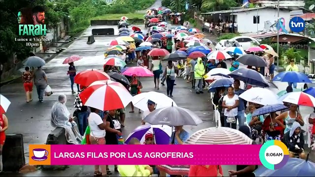 Largas filas por las Agroferias