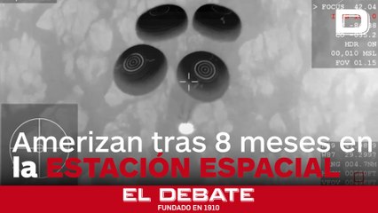 Aterriza en Florida la tripulación de la octava misión comercial tras ocho meses en la EEI