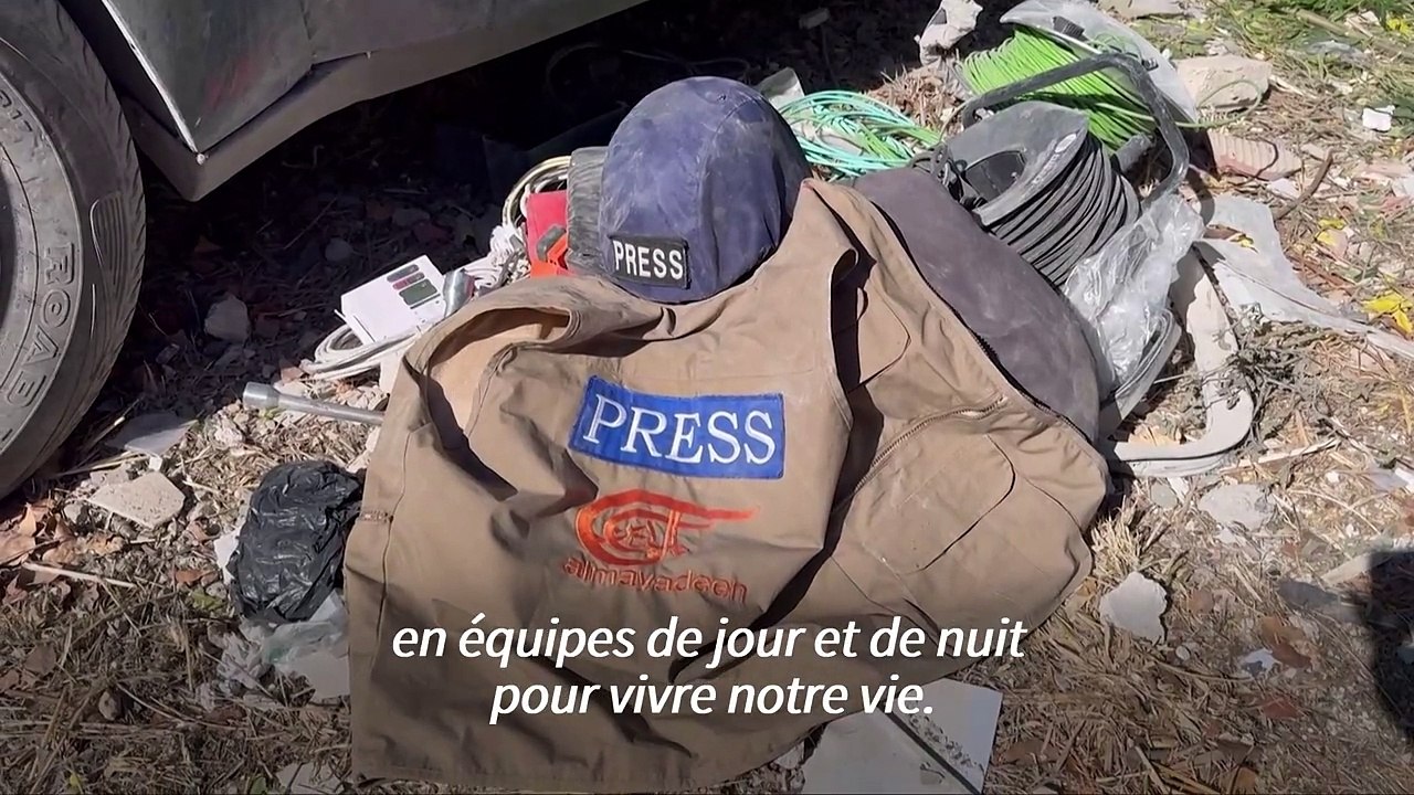 Trois journalistes tués au Liban, qui dénonce un "crime de guerre" israélien