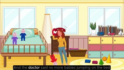 Five Little Babies Jumping on the Bed | Fun Nursery Rhymes for Kids