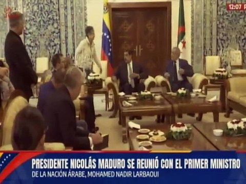 Pdte. Maduro realiza visita oficial a Argelia y se reúne con el primer min. Mohamed Nadir Larbaoui