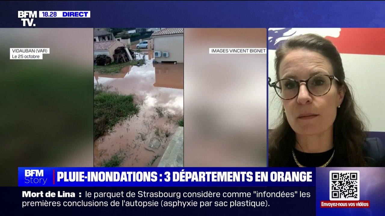 Intempéries dans le Var: 100 sapeurs-pompiers déployés sur le terrain et "près de 1.900 personnes" évacuées préventivement