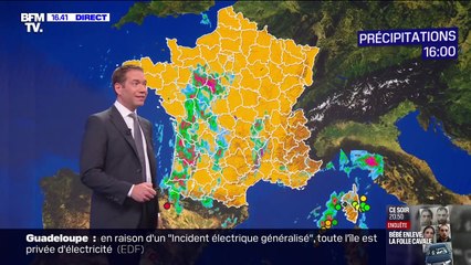 Christophe Person fait ses adieux à BFMTV et présente son dernier bulletin météo.