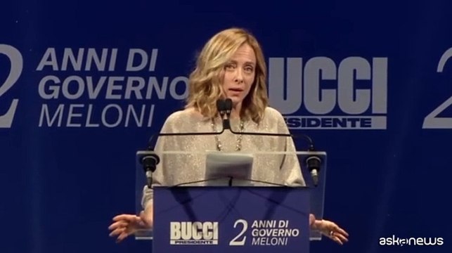 Meloni: Vinta scommessa Governo, sinistra si ? svegliata tutta sudata