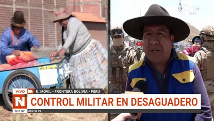 Control de contrabando Desaguadero