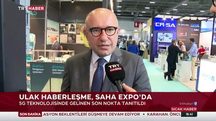 ULAK Haberleşme SAHA EXPO'da 5G teknolojisini sergiledi