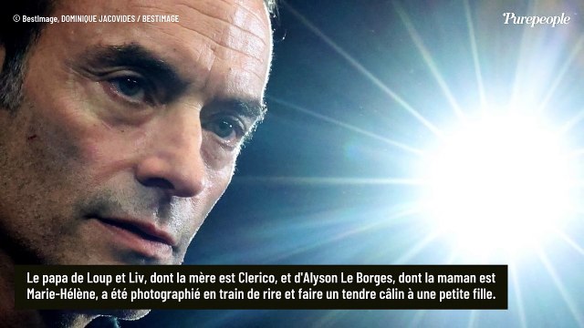 Anthony Delon garde le sourire auprès d'une courageuse fillette