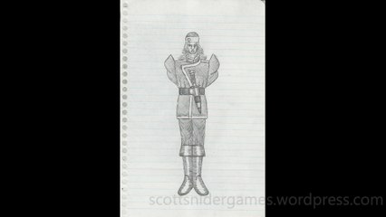 Soldier Pencil Sketch Video #476 (10-25-2024)