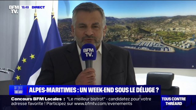 Intempéries dans les Alpes-Maritimes: S'il y a des quantités importantes d'eau qui tombent, il y aura des conséquences assez rapidement , indique le maire de Mandelieu-la-Napoule