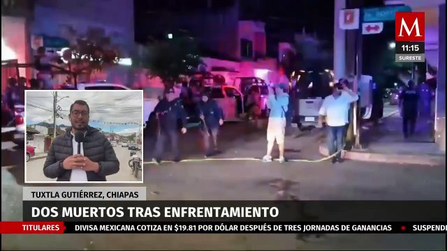 Enfrentamiento entre civiles armados y policías deja dos muertos en Tuxtla Gutiérrez, Chiapas