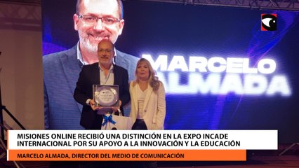 Misiones Online recibió una distinción en la Expo INCADE Internacional por su apoyo a la innovación y la educación