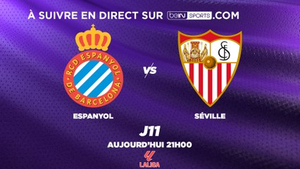 Suivez Espanyol Barcelone - Séville FC en direct