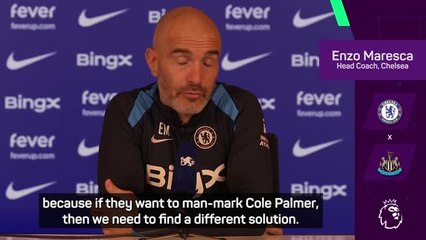 Time for Palmer to get used to being man-marked, says Maresca