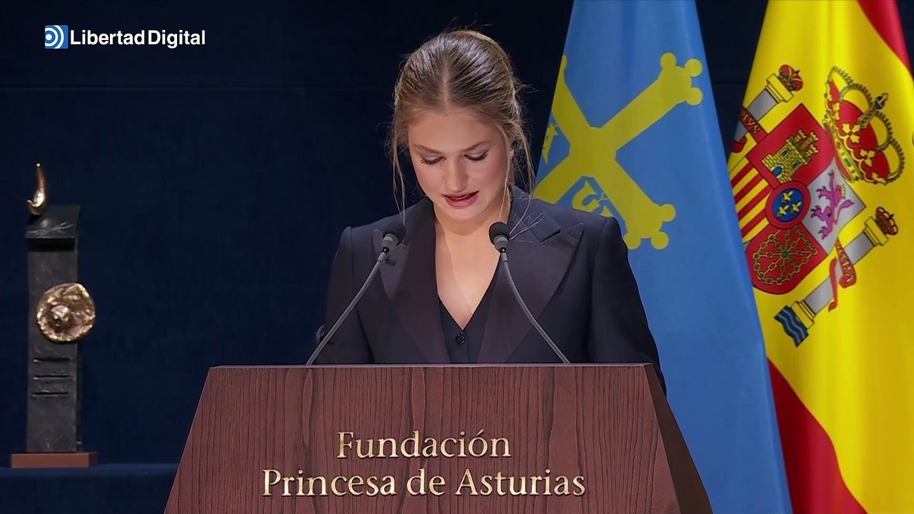 Discurso completo de la Princesa Leonor en los Premios Princesa de Asturias 2024
