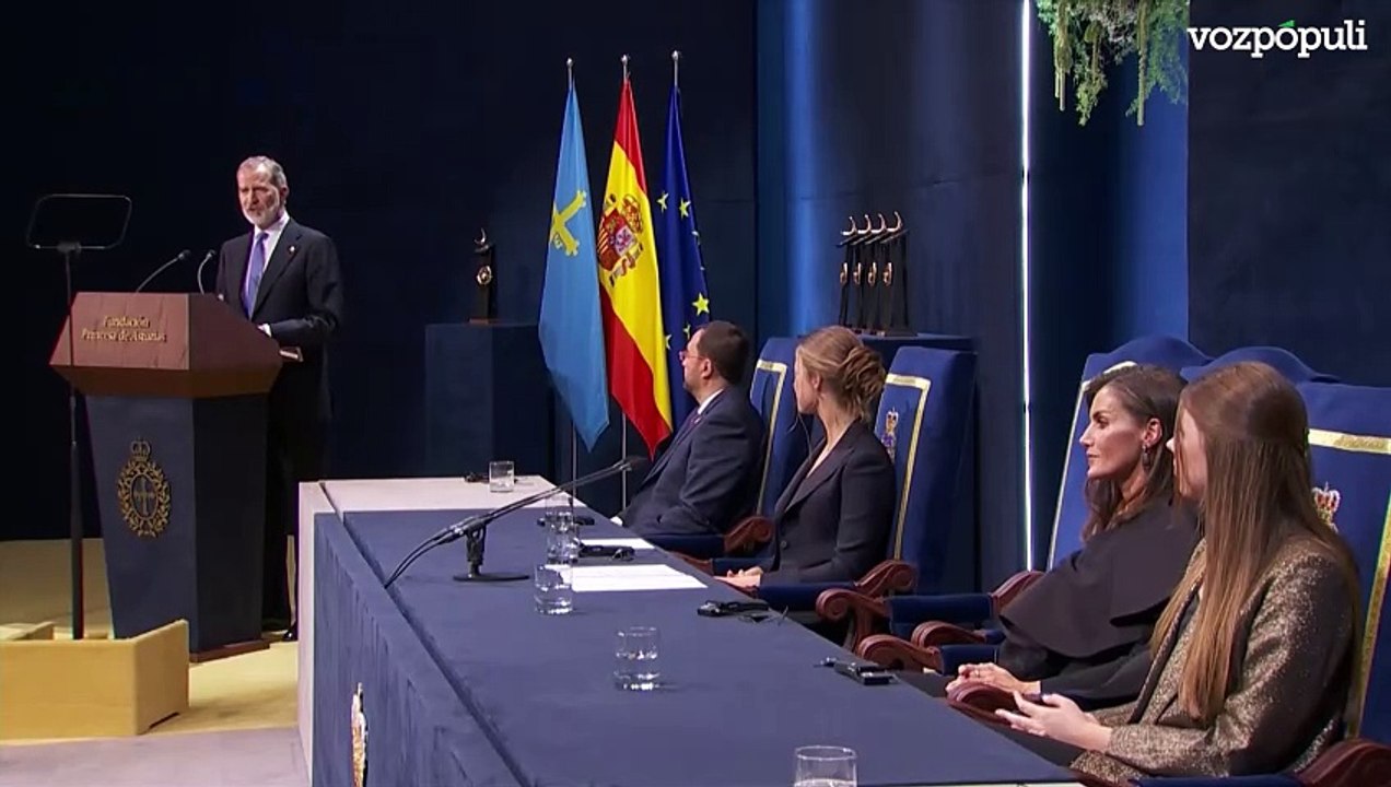 El discurso del Rey en los Premios Princesa de Asturias