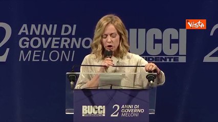 Regionali Liguria, Meloni: "Bucci uomo migliore per territorio, osceni attacchi su sua salute"