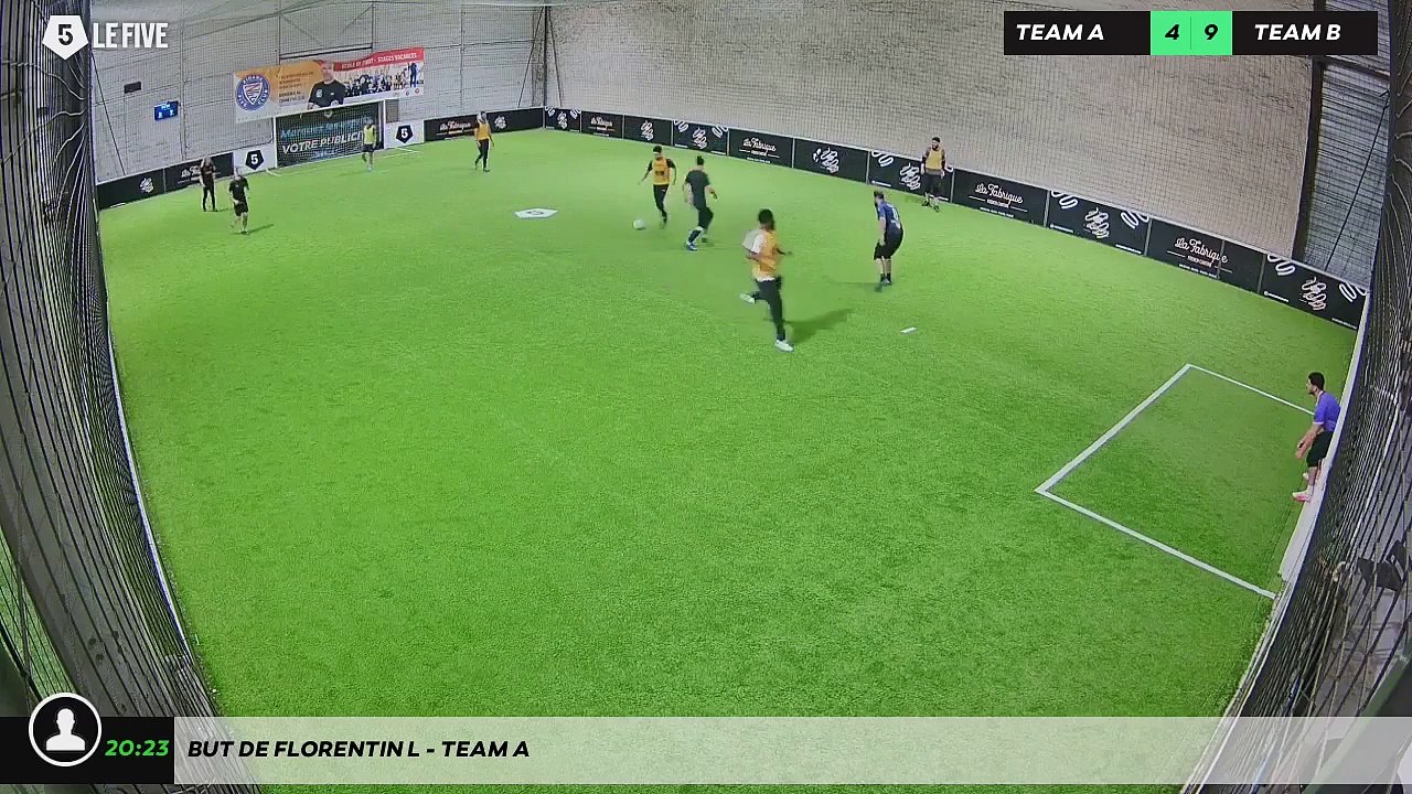 But de Florentin L - Team A