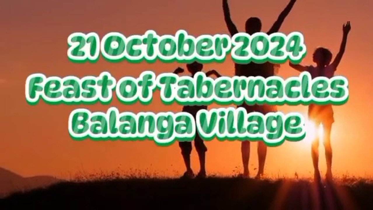 Succoth Balanga 2027 Date 21 Oct. 2024