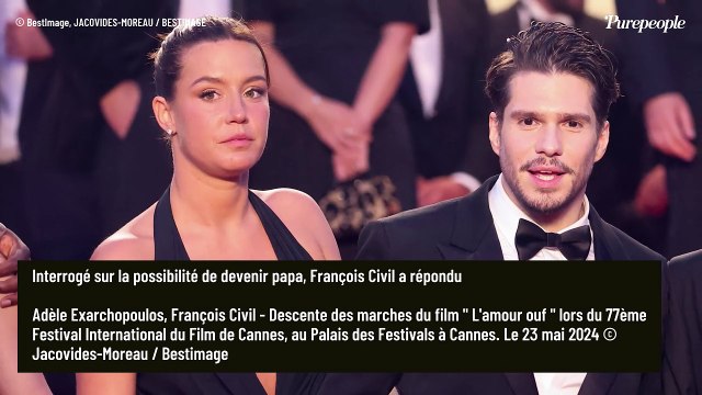 Adèle Exarchopoulos en couple avec François Civil et prêts à être parents ? L'acteur désarçonné par cette question personnelle