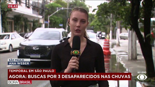 Chuva deixa desaparecidos e 51 mil sem energia em São Paulo