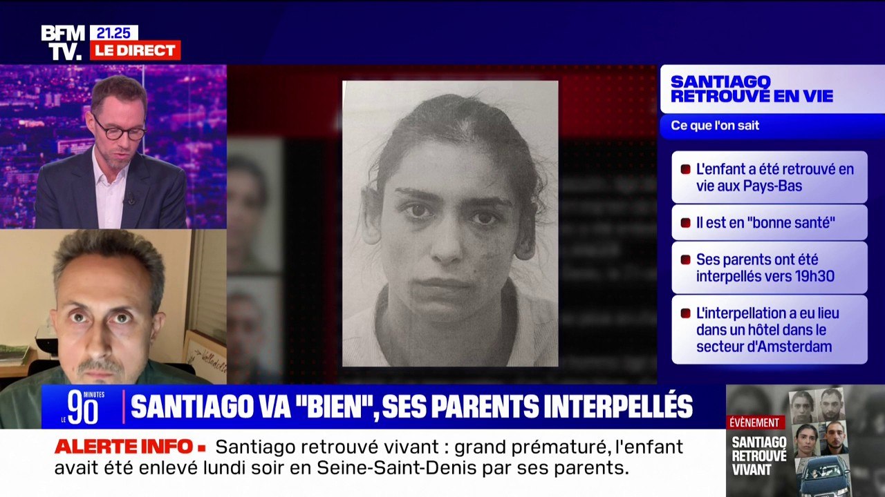 Santiago retrouvé: "Le bébé est actuellement hospitalisé pour recevoir les soins dont il a besoin", indique la police d'Amsterdam