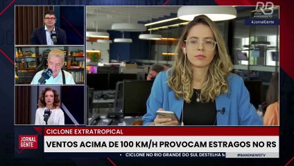 Ventania provoca estragos no Rio Grande do Sul | Jornal Gente