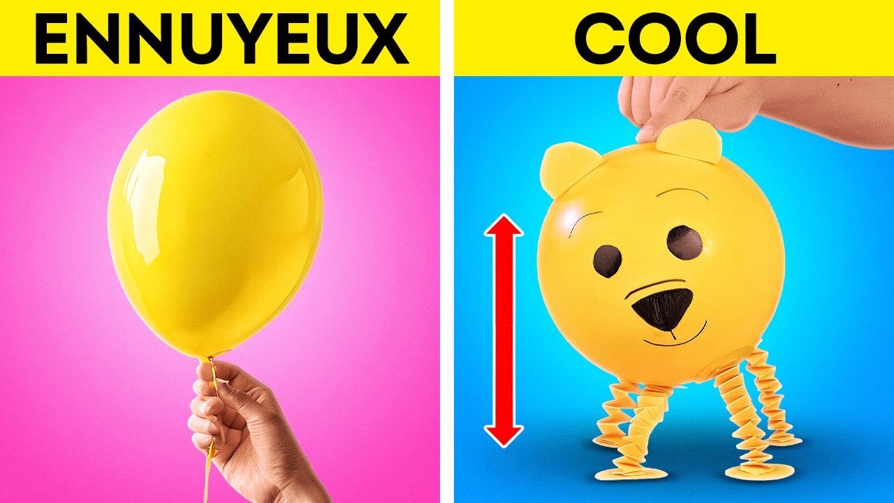 ARTISANAT CRÉATIF DE BALLONS AVEC NANO TAPE  BRICOLAGES ANTI-STRESS