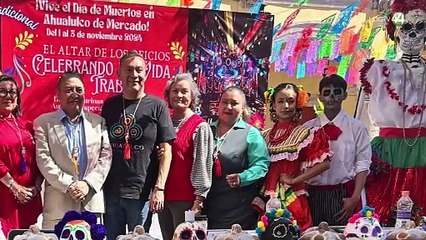 Ahualulco del Mercado se prepara para un colorido Día de Muertos en homenaje a los oficios