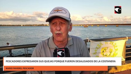 Pescadores expresaron sus quejas porque fueron desalojados de la Costanera