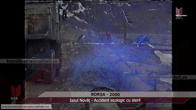 BORȘA (2000) - Iazul Novăț - Accident ecologic cu steril