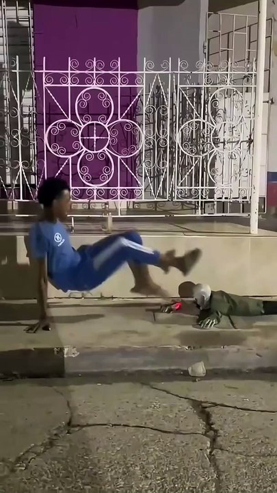 The second child of ten thousand years plays tricks on the old cousin || # unexpected ending [topic] # # funny video [topic] # #神operation