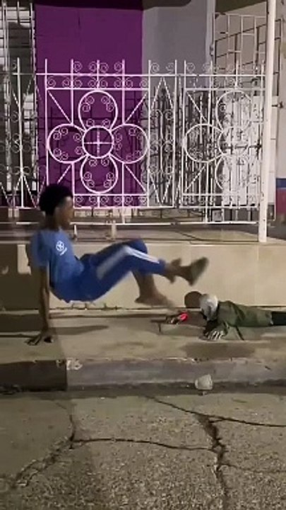 The second child of ten thousand years plays tricks on the old cousin || # unexpected ending [topic] # # funny video [topic] # #神operation